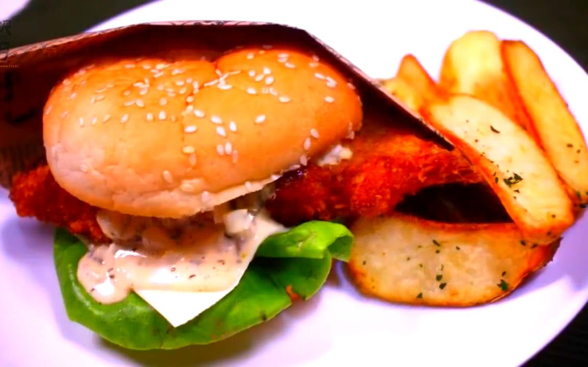 【sawatsuki字幕】日料达人—麦香鱼鱼排堡(中字)345_哔哩哔哩_bili