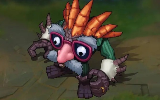 借用了派克玩家大脑的石头人_英雄联盟