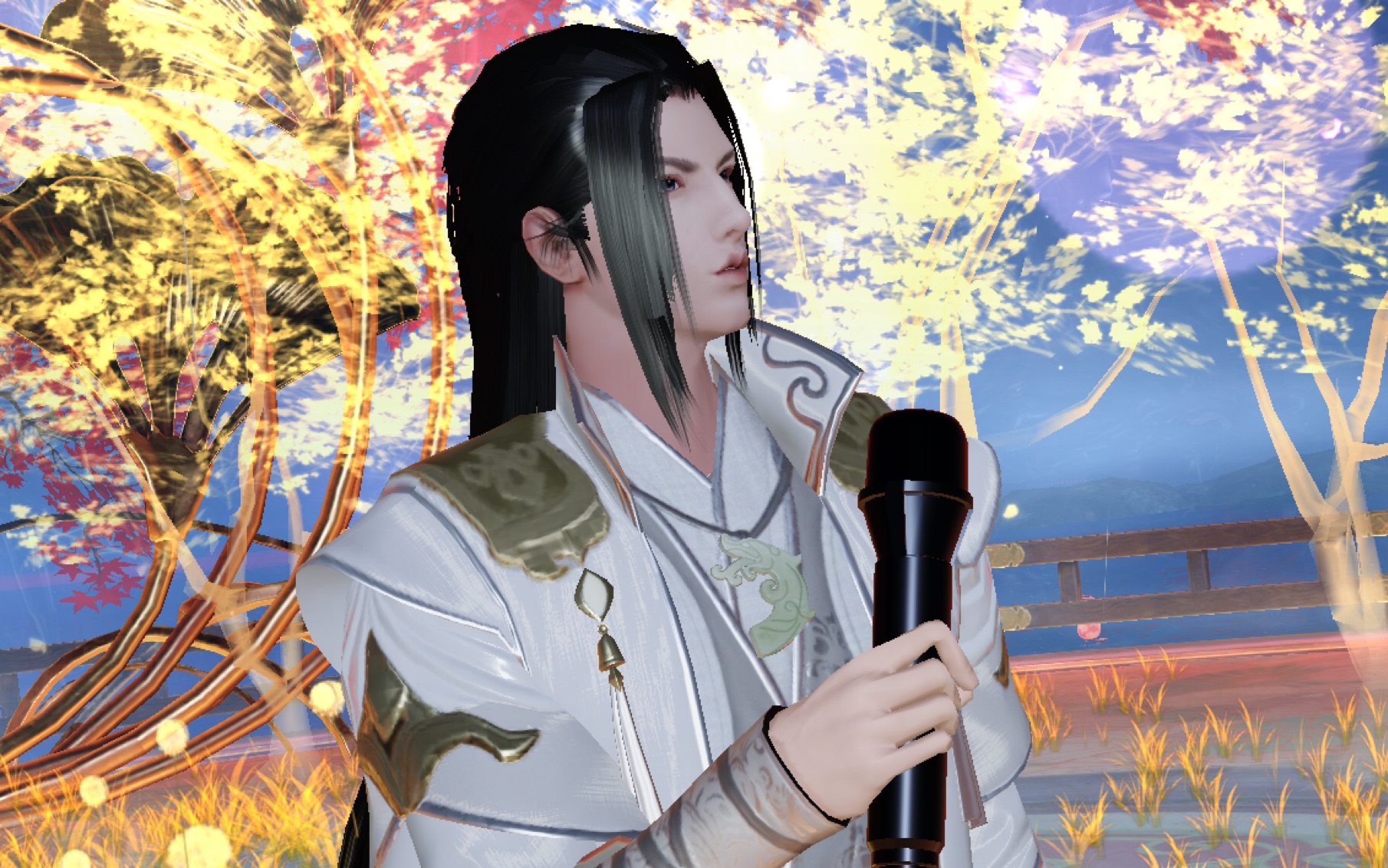 一梦江湖春晚,清崖手持性感麦克风