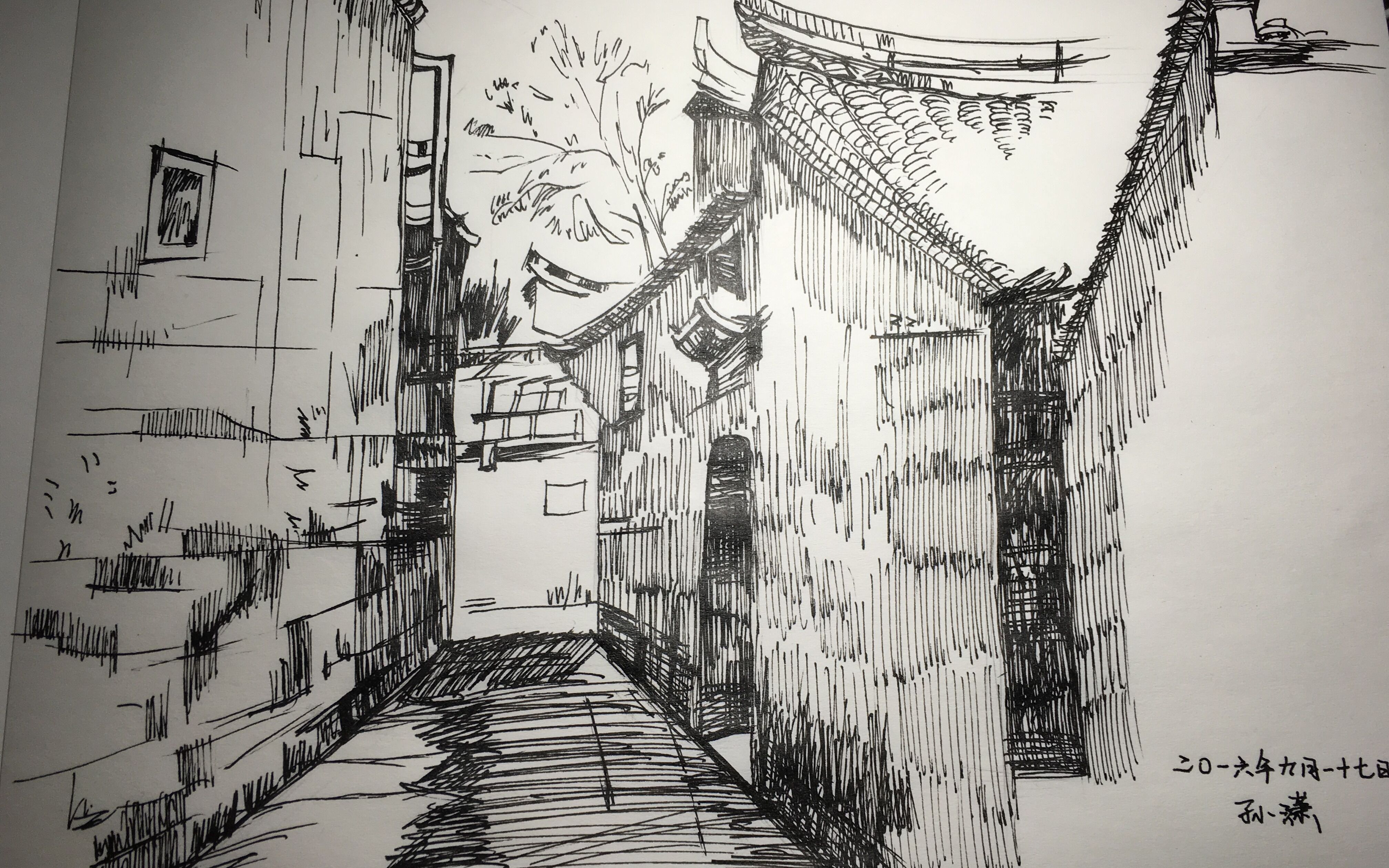 【cerberus】建筑学钢笔画作业 临摹2