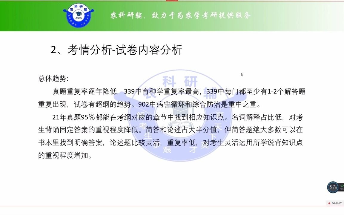 华中农业大学339农业知识综合一(植科)+902植物保护通论如何高效复习哔哩哔哩bilibili