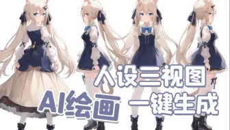【AI绘画】人设自由！人设三视图一键生成 ControlNet实战教程 Stable Diffusion