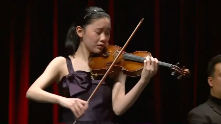 上音附中小提琴刘芮冰13岁时2018年梅纽因国际小提琴比赛少年组第一轮