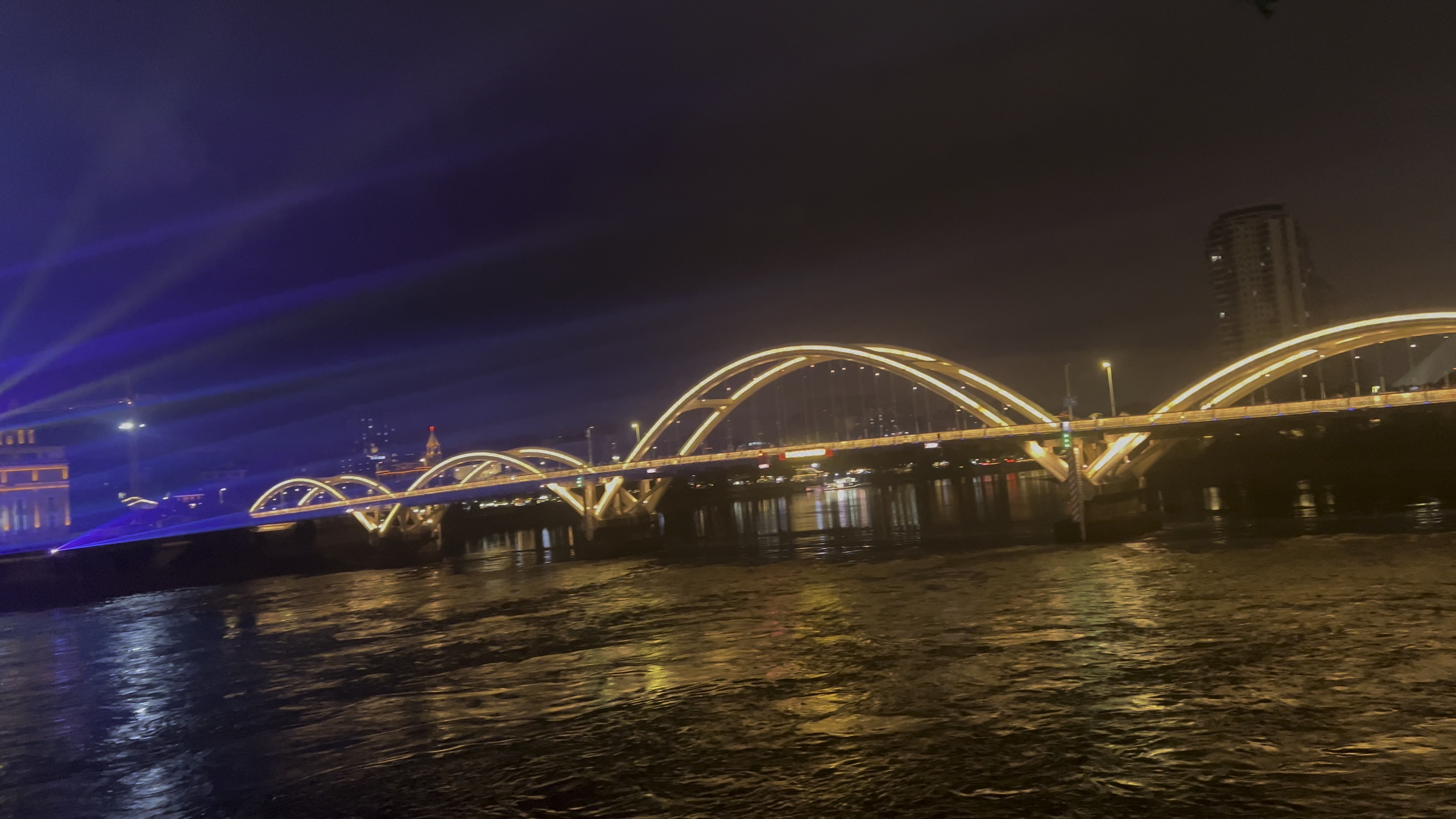 2024年国庆节福建福州闽江之心灯光秀