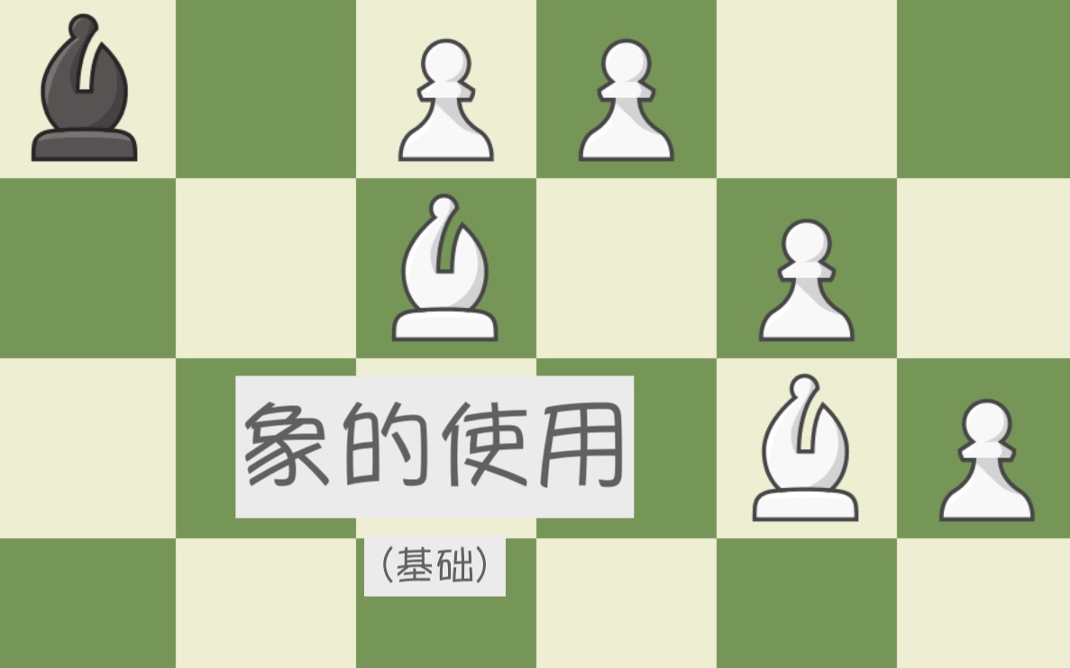 【棋子细说】国际象棋棋子讲解之象的使用哔哩哔哩bilibili