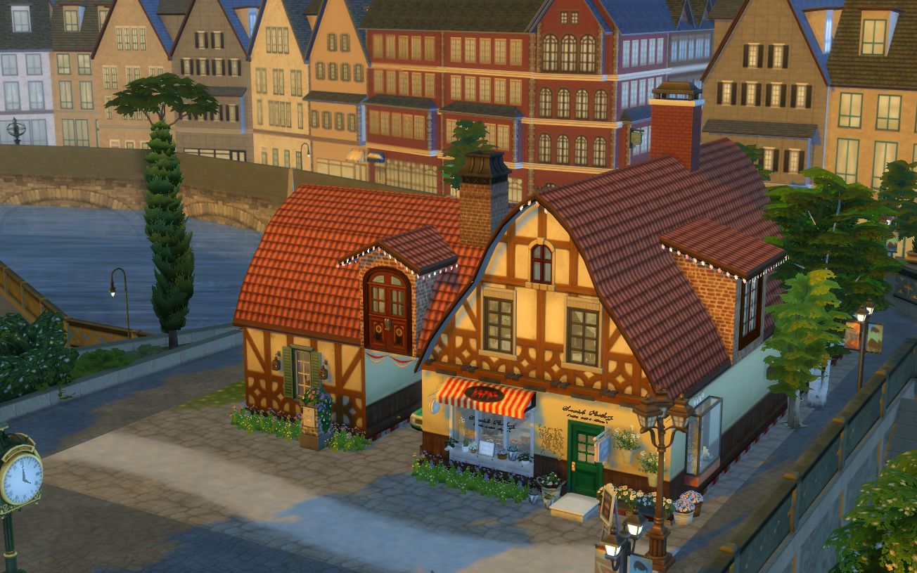 模拟人生魔女宅急便面包房仿建/第一人称home tour