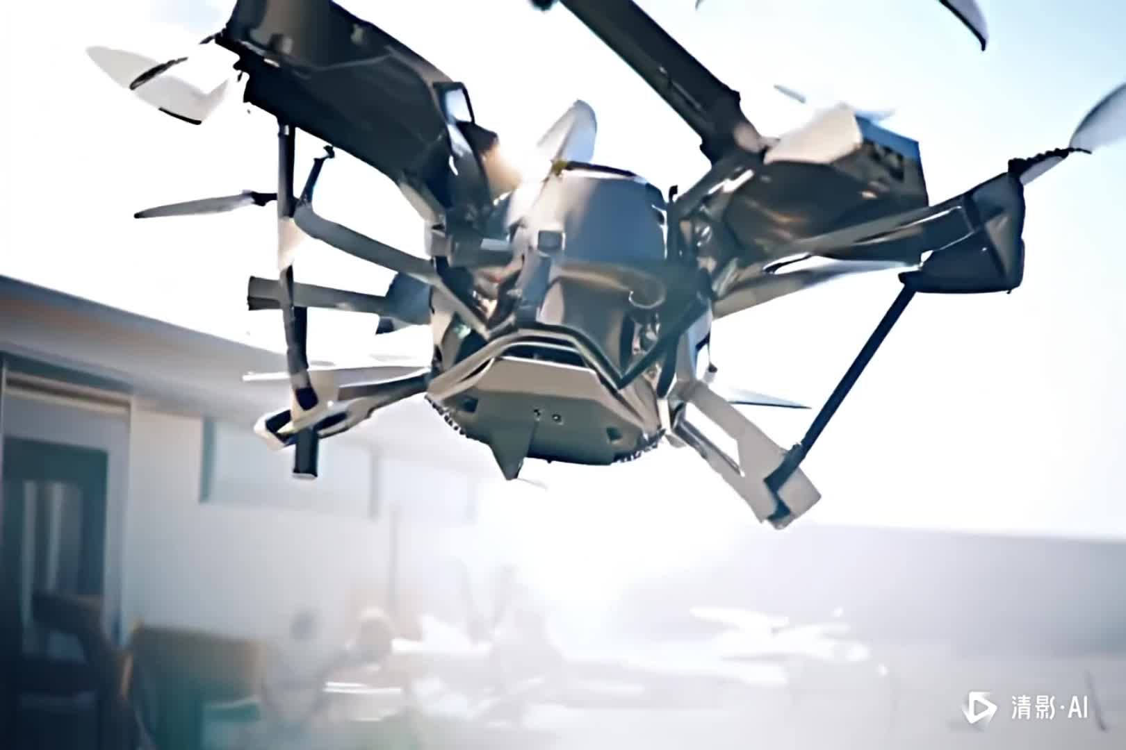 科幻:旋翼型机器人