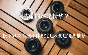 Descargar video: 浓缩的都是精华？松下M43小体积定焦&变焦镜头推荐