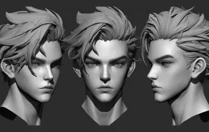 Video herunterladen: 【ZBrush手办雕刻】风格化男性角色模型雕刻，适合新手学的简单案例