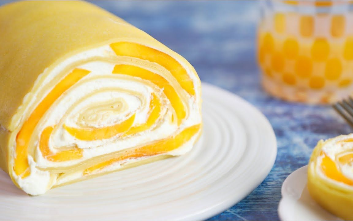 芒果毛巾蛋糕卷