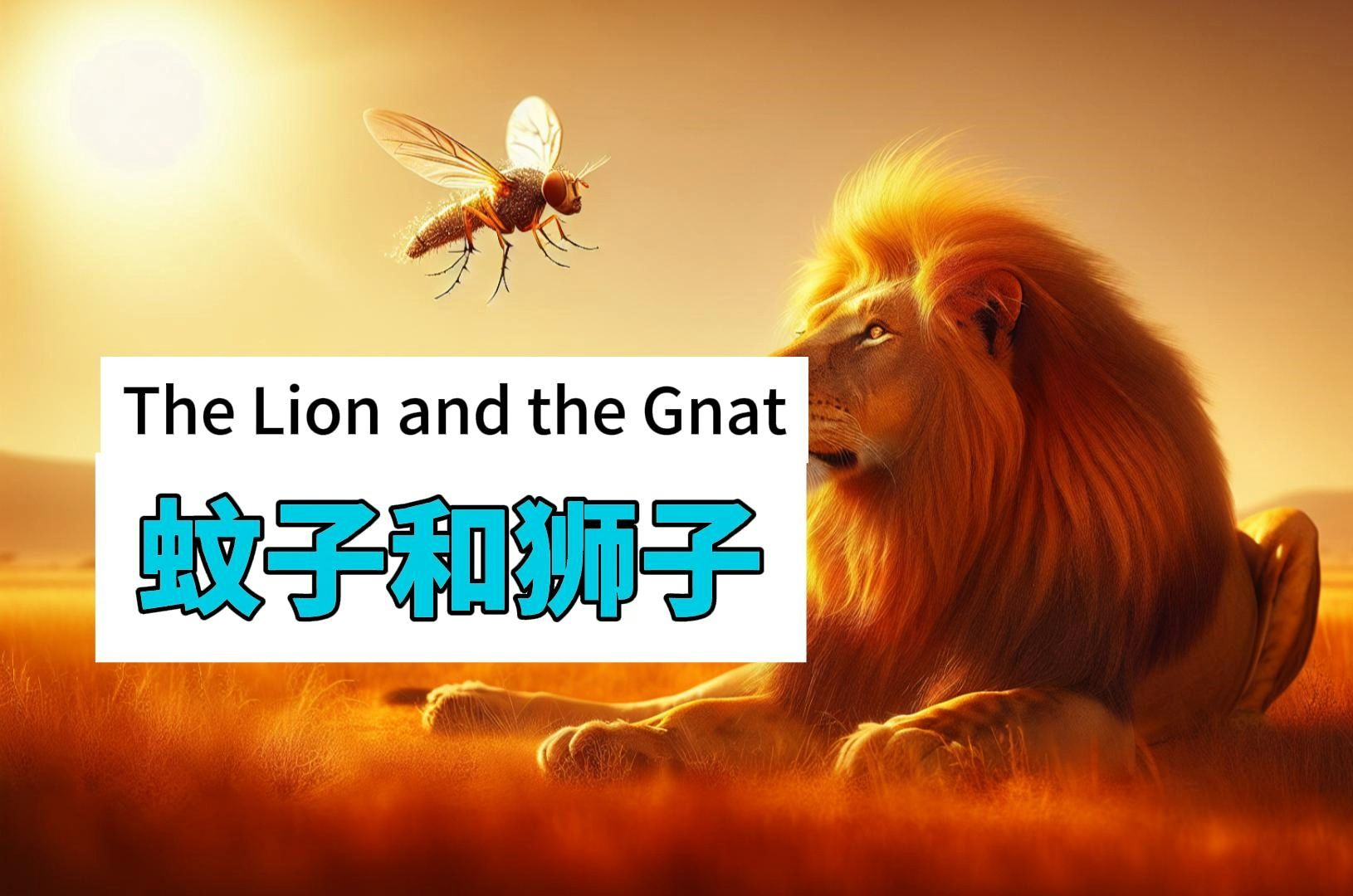 狮子和蚊子the lion and the gnat