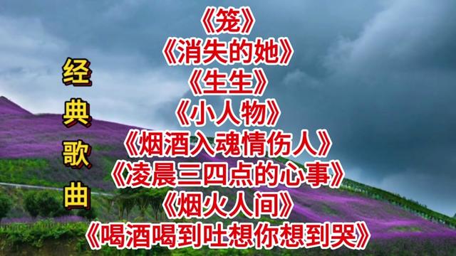 [图]《笼》 《消失的她》 《生生》 《小人物》 《烟酒入魂情伤人》 《凌晨三四点的心事》 《烟火人间》 《喝酒喝到吐想你想到哭》 歌曲推荐||经典歌曲||好听音乐|