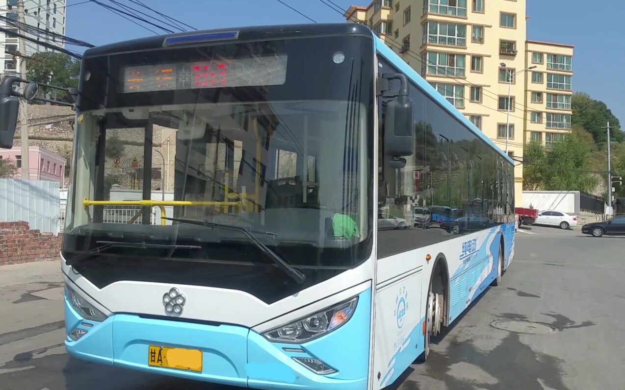 兰州公交151路pov碧桂园二期公交站开往徐家山公园广通汽车