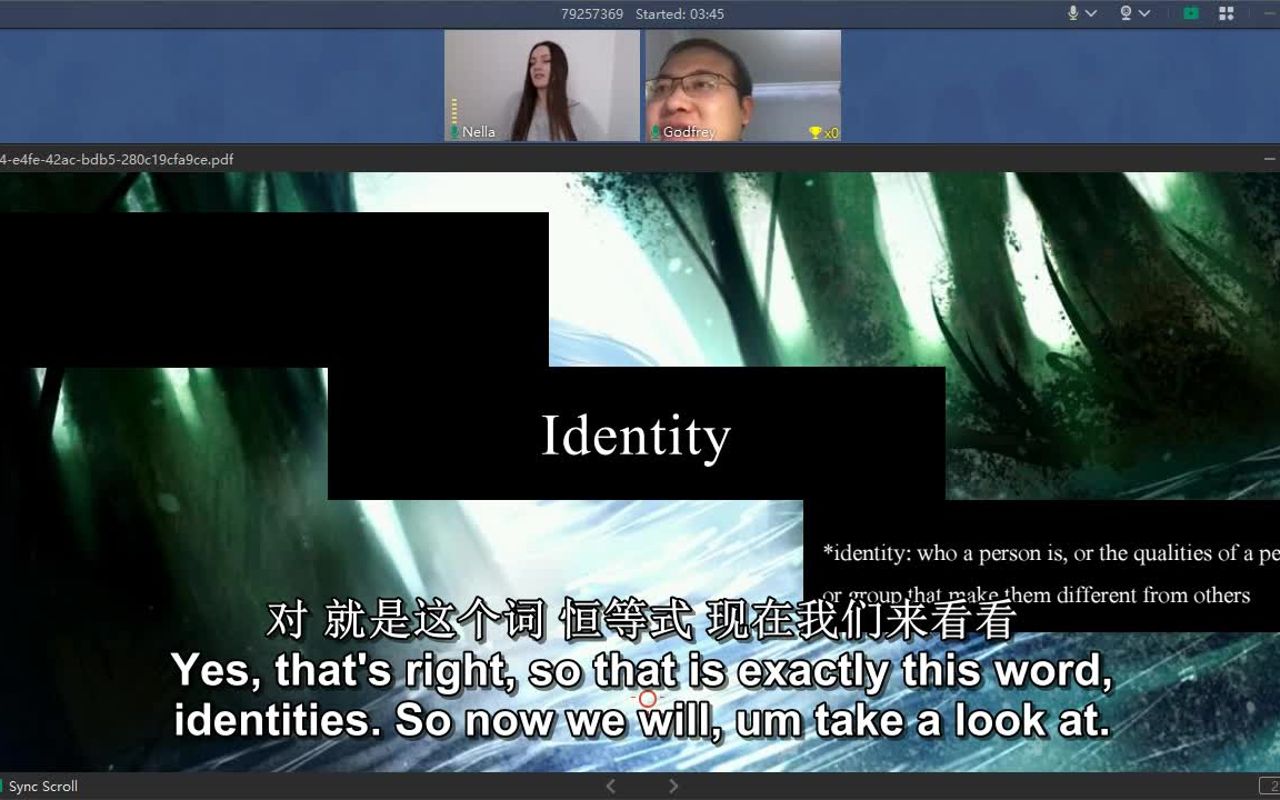 Free Talk with Topic III  Lesson 3 Identitybilibili哔哩哔哩bilibili