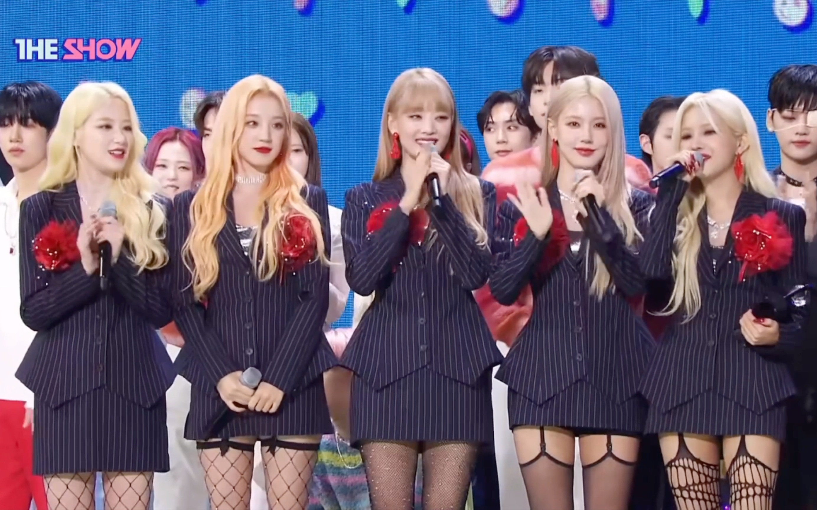 【(g)i-dle】nxde 打歌舞台 一位受赏 安可 西装 大红花 the show