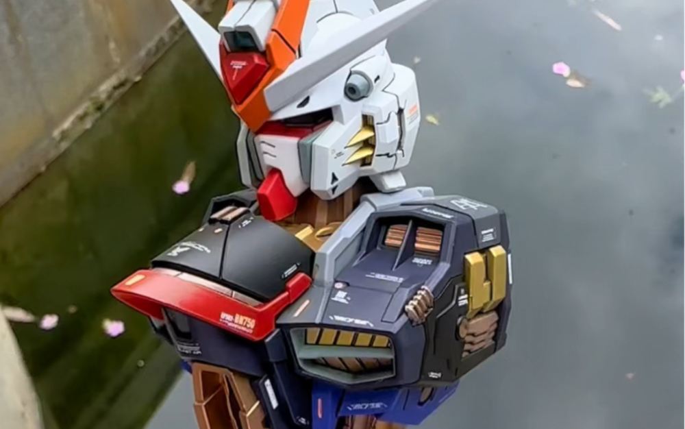 全网最快,强袭自由高达扭蛋胸像喷涂浅谈