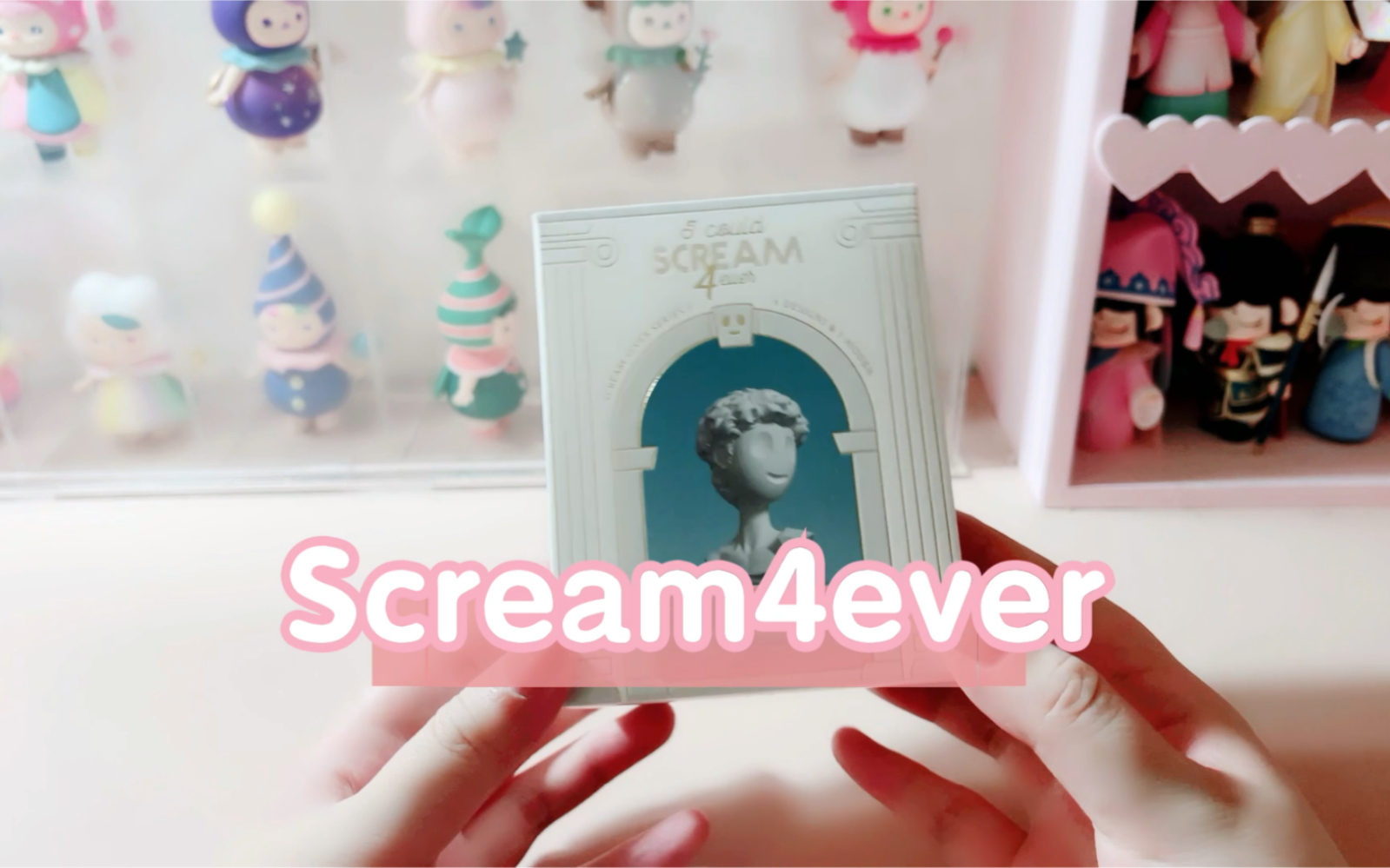 红胶囊Scream4ever无声呐喊第3系列石膏像盲盒哔哩哔哩bilibili