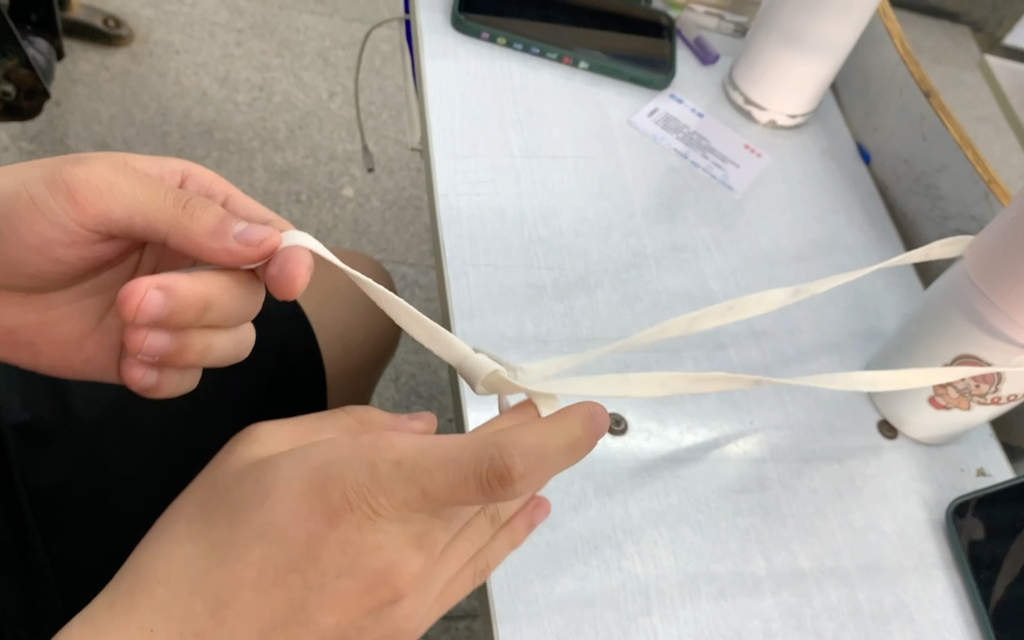 活动  外科手术打结,方结.