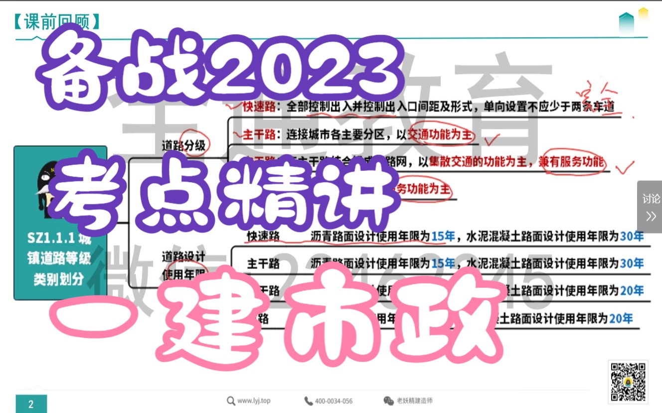 备考2023一建市政考点精讲LG老师有讲义一级建造师哔哩哔哩bilibili