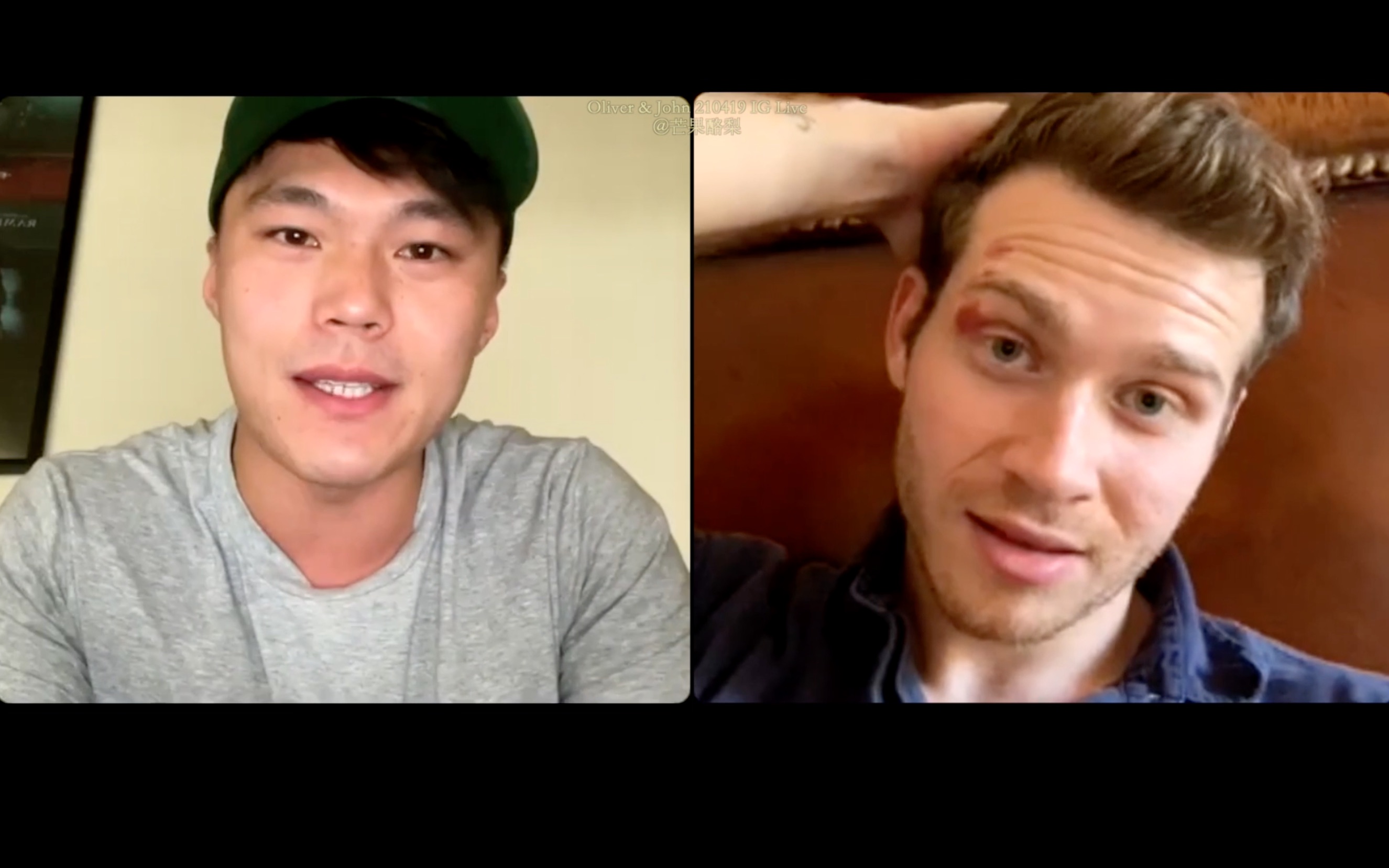 室友line ig直播 oliver stark&john harlan kim_哔哩哔哩_bilibili