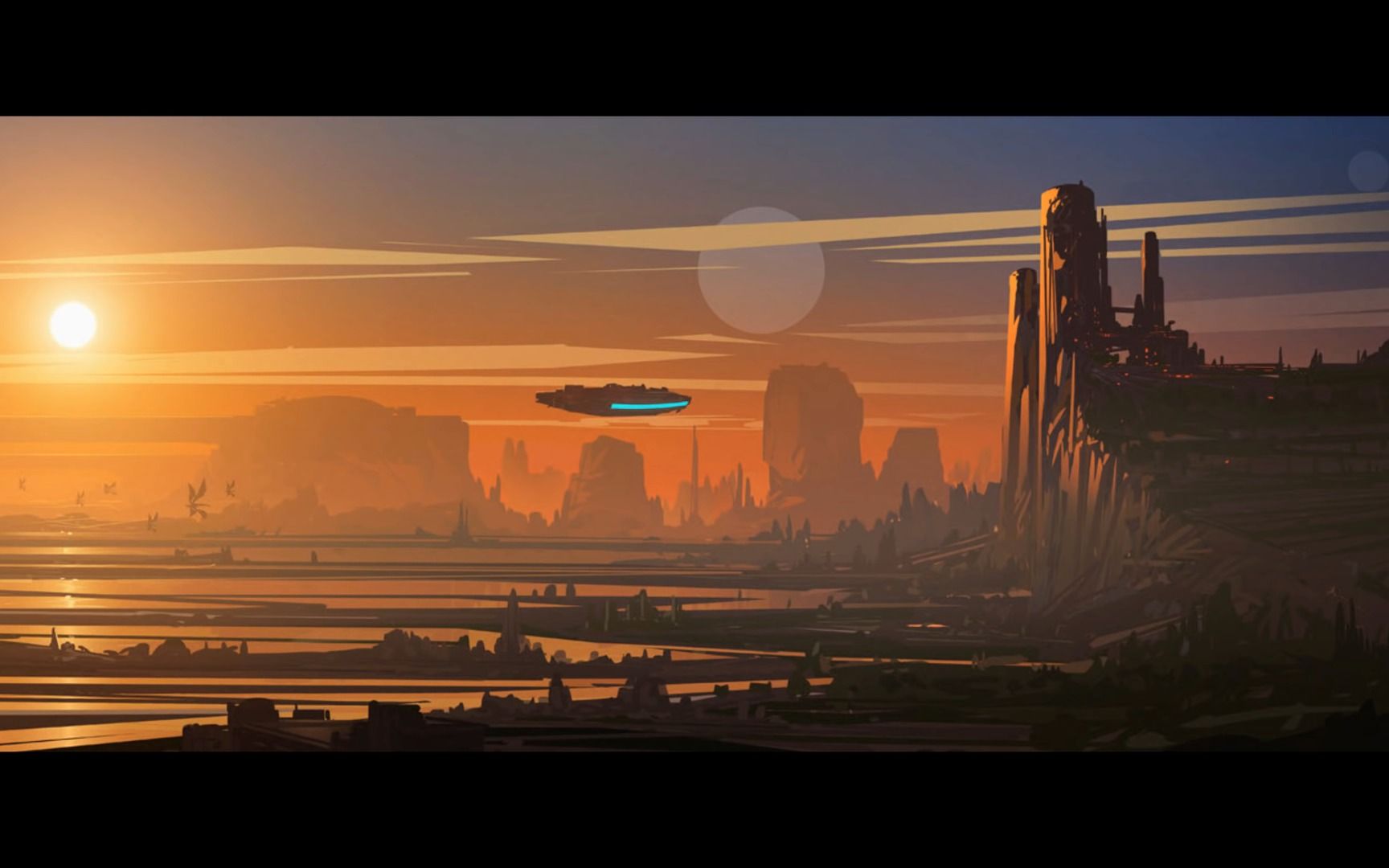 星球大战 双恒星落日场景