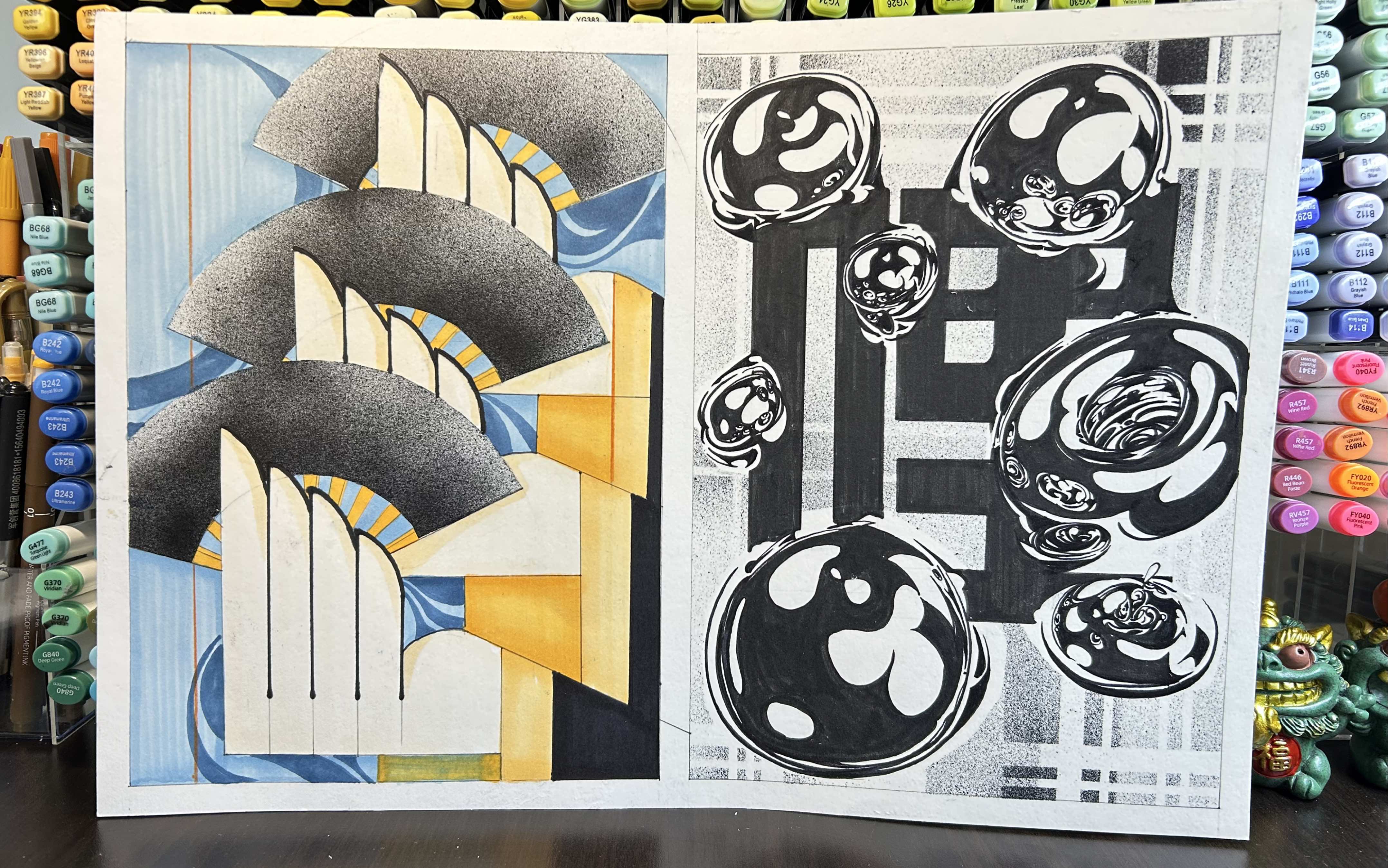 视觉传达设计考研手绘•基础视觉效果