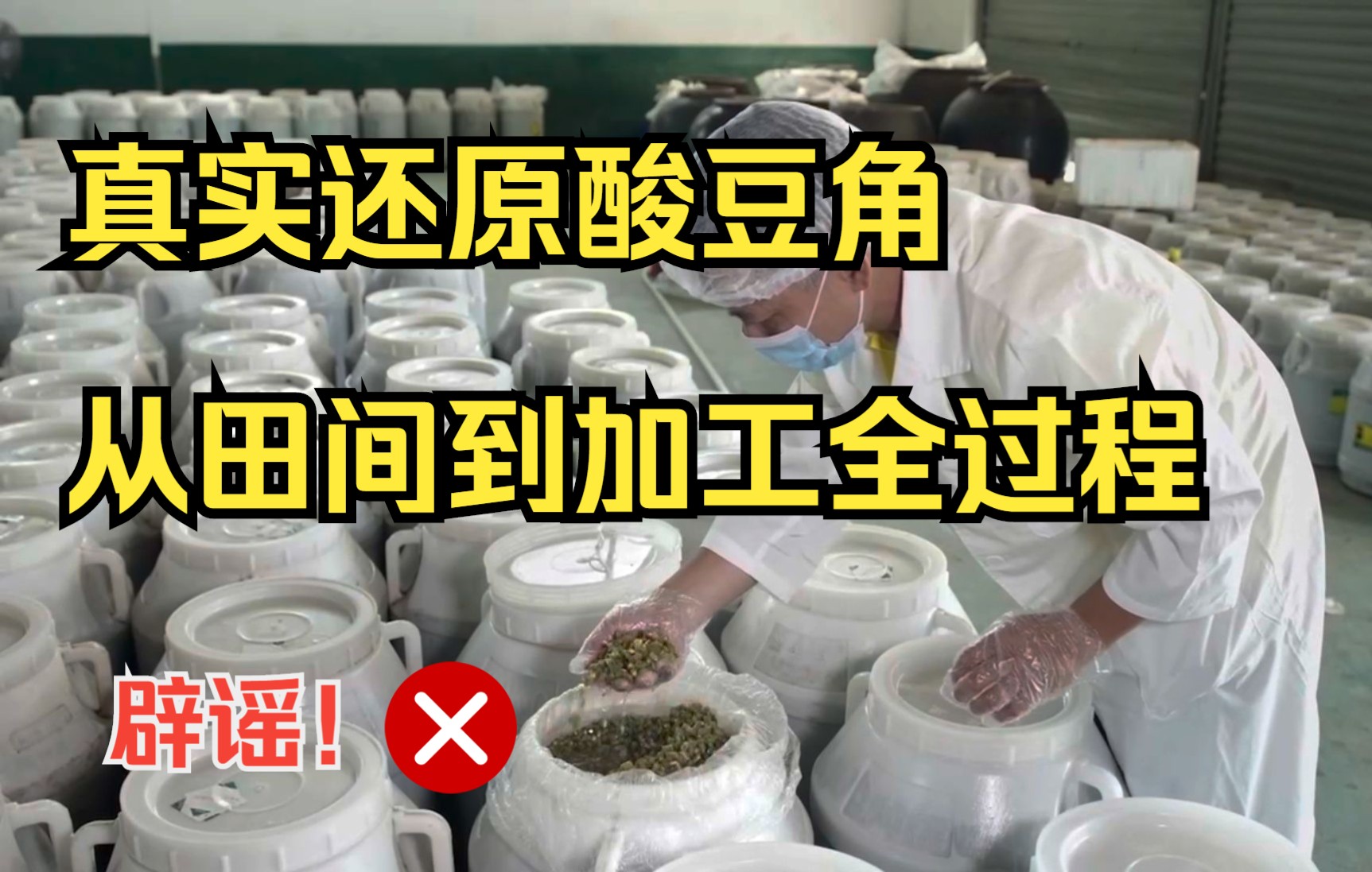 闢謠螺螄粉酸豆角製作無任何腳踩環節