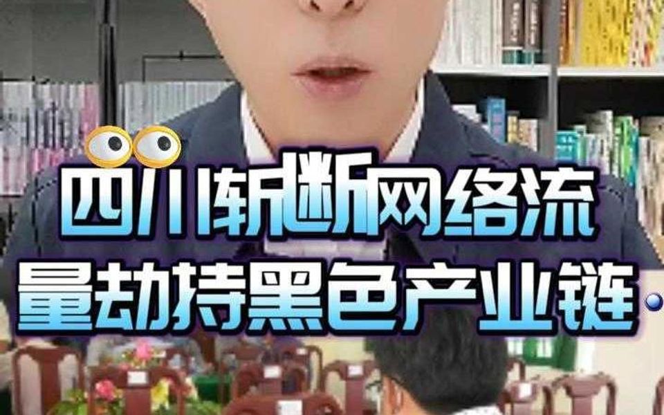 四川查处流量劫持案,深挖黑灰网络产业链哔哩哔哩bilibili