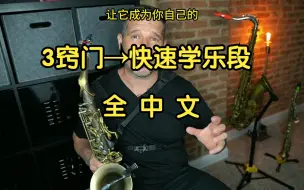 下载视频: 【全中文】3个窍门让你快速学会演奏乐段【萨克斯、教学、alto、sax、saxophone、中音】