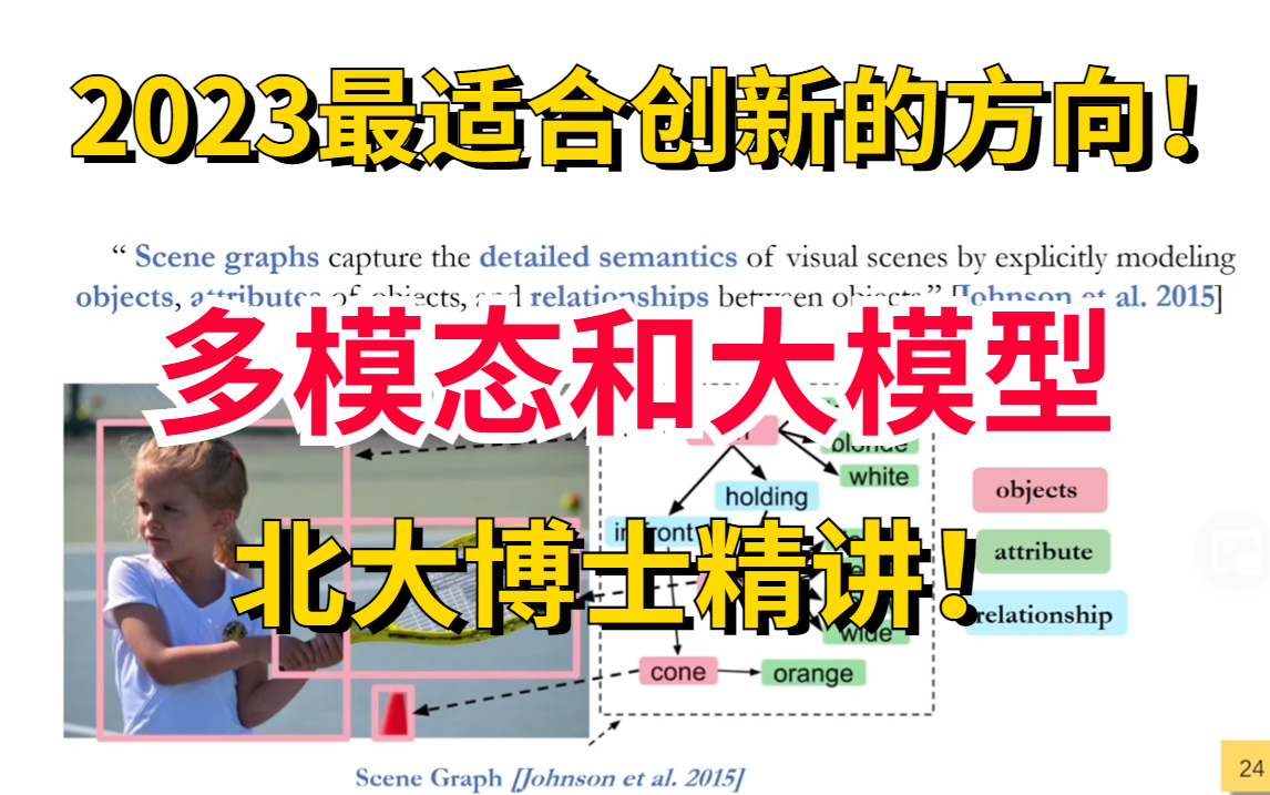 2023年最适合创新的研究方向:多模态和大模型!我们应该做些什么?北大博士两个小时带你搞懂多模态和大模型!多模态/大模型/NLP自然语言处理/bert模...