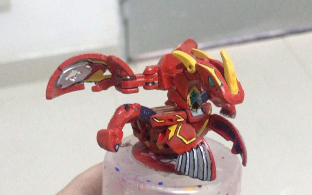 爆丸翔翼独角巨龙涂了色竟这样.