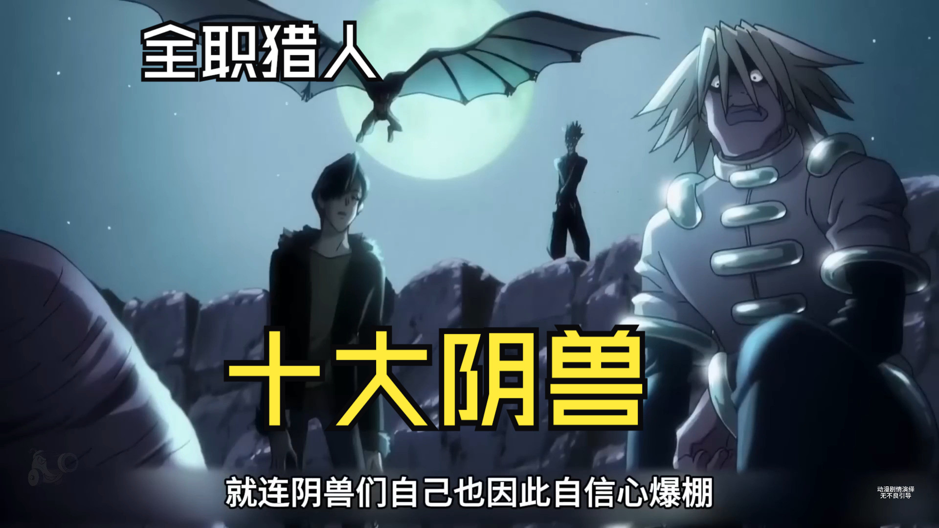 【全职猎人】盘点猎人里十大阴兽!