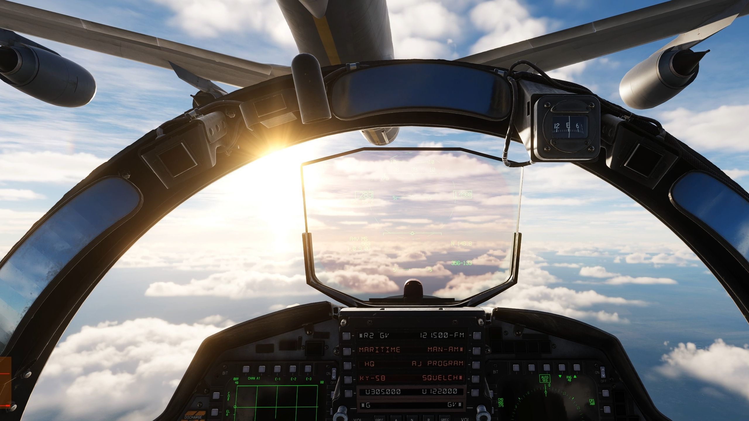 【dcs】f15e硬管加油