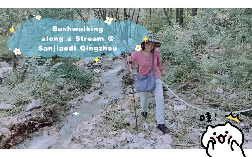 [图]Bushwalking along a Stream @ Sanjiaodi Qingzhou 三角地村山上游溪溯源不得半路而返