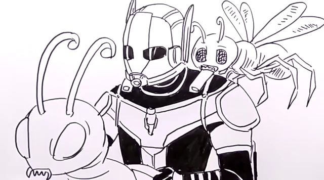 【单词作画】蚁人(ANTMAN)哔哩哔哩bilibili