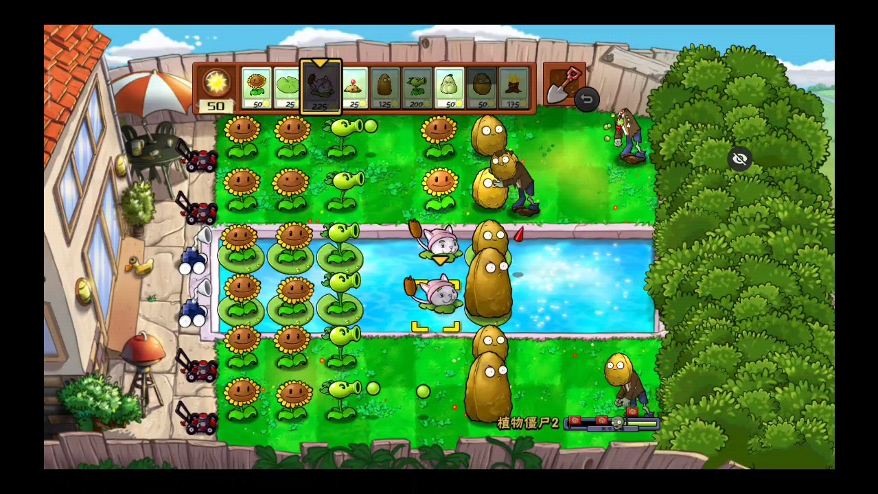 小时候最不会打的一关(植物大战僵尸tv触屏版)