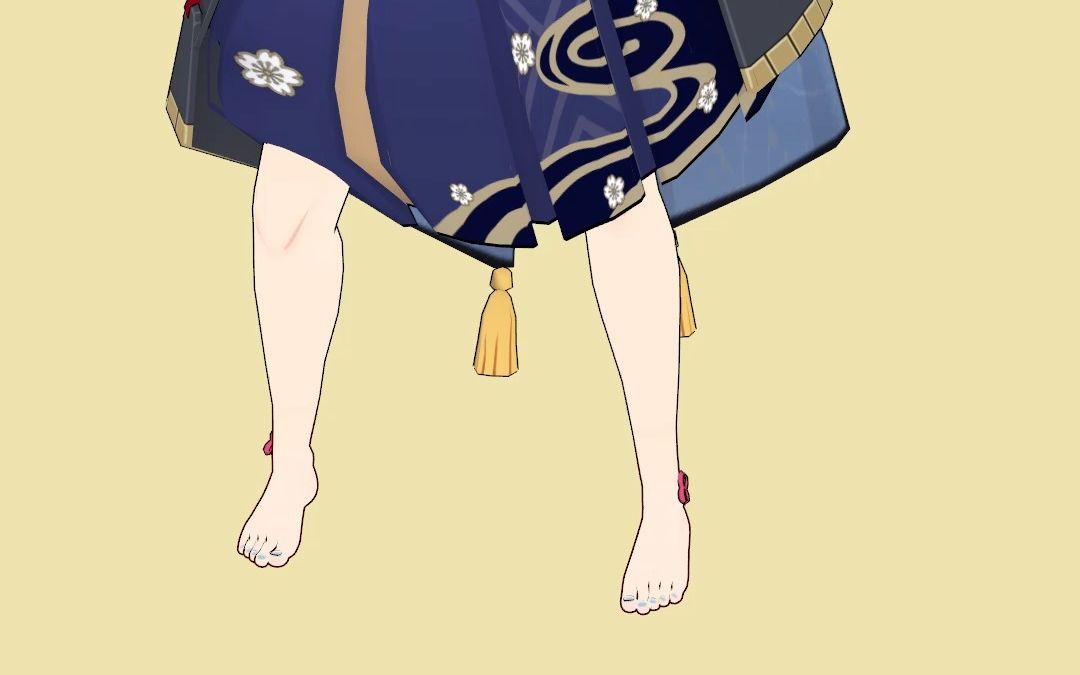 原神 神里绫华裸足