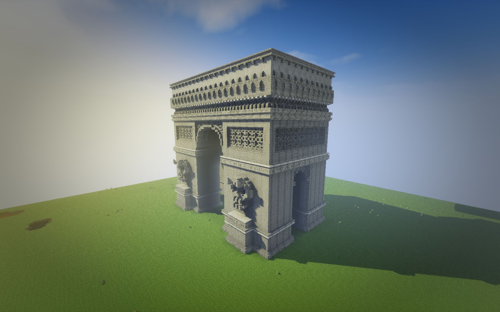 【鬼影mc建筑】建筑展示凯旋门!