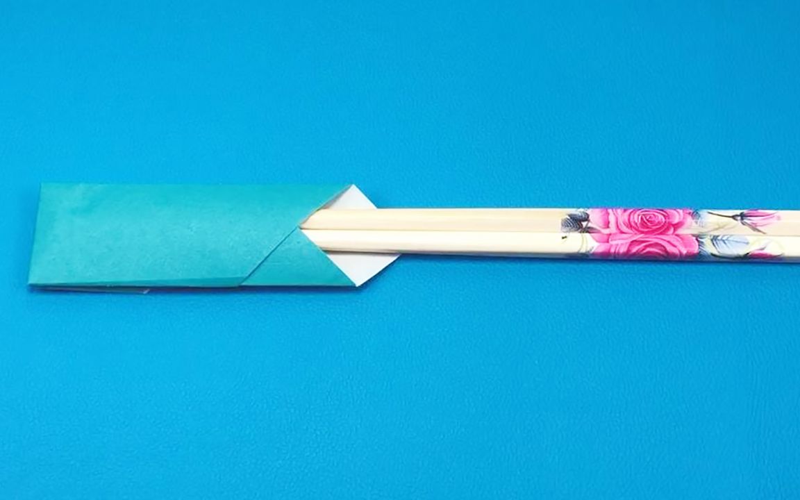 折纸教程,如何手工制作漂亮的筷子套?mrdiys手工视频教程!