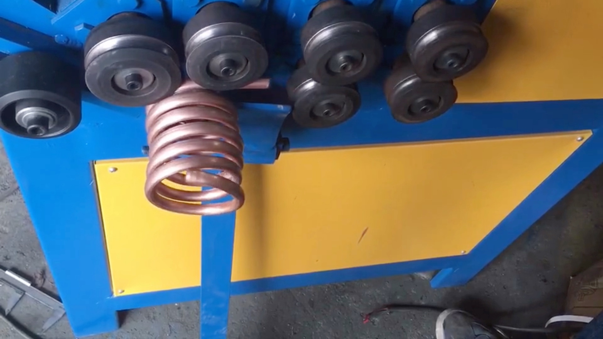 数控立式滚圆机,七轴高精度盘圆铜管数控卷圆机