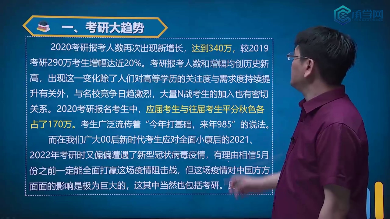 承学网2021考研政治考研形势分析哔哩哔哩bilibili