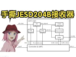 Download Video: 全网首发!【手撕JESD204B】part0. 视频内容介绍 & 框架设计 ——大毛