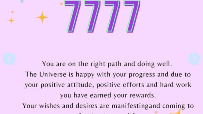 7777 勇往直前 所向披靡 天使数字 显化