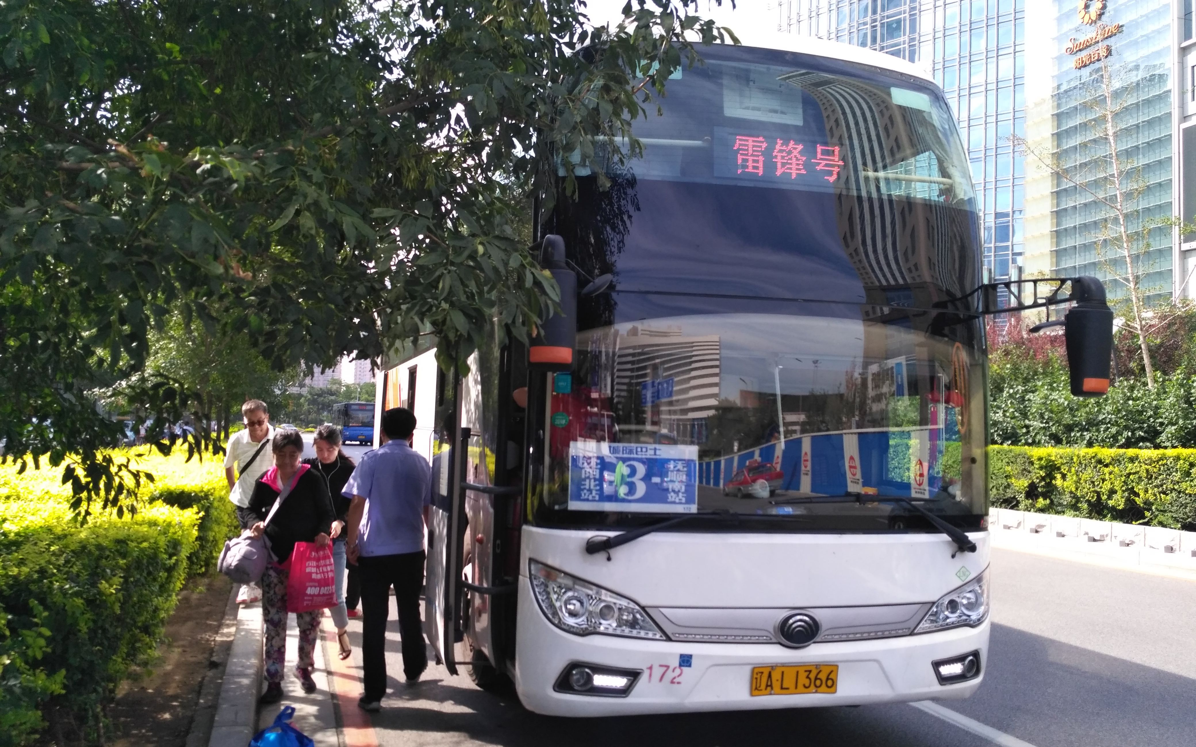 2017年首次探访沈抚雷锋号城际巴士错层客车前展望角pov静态影像