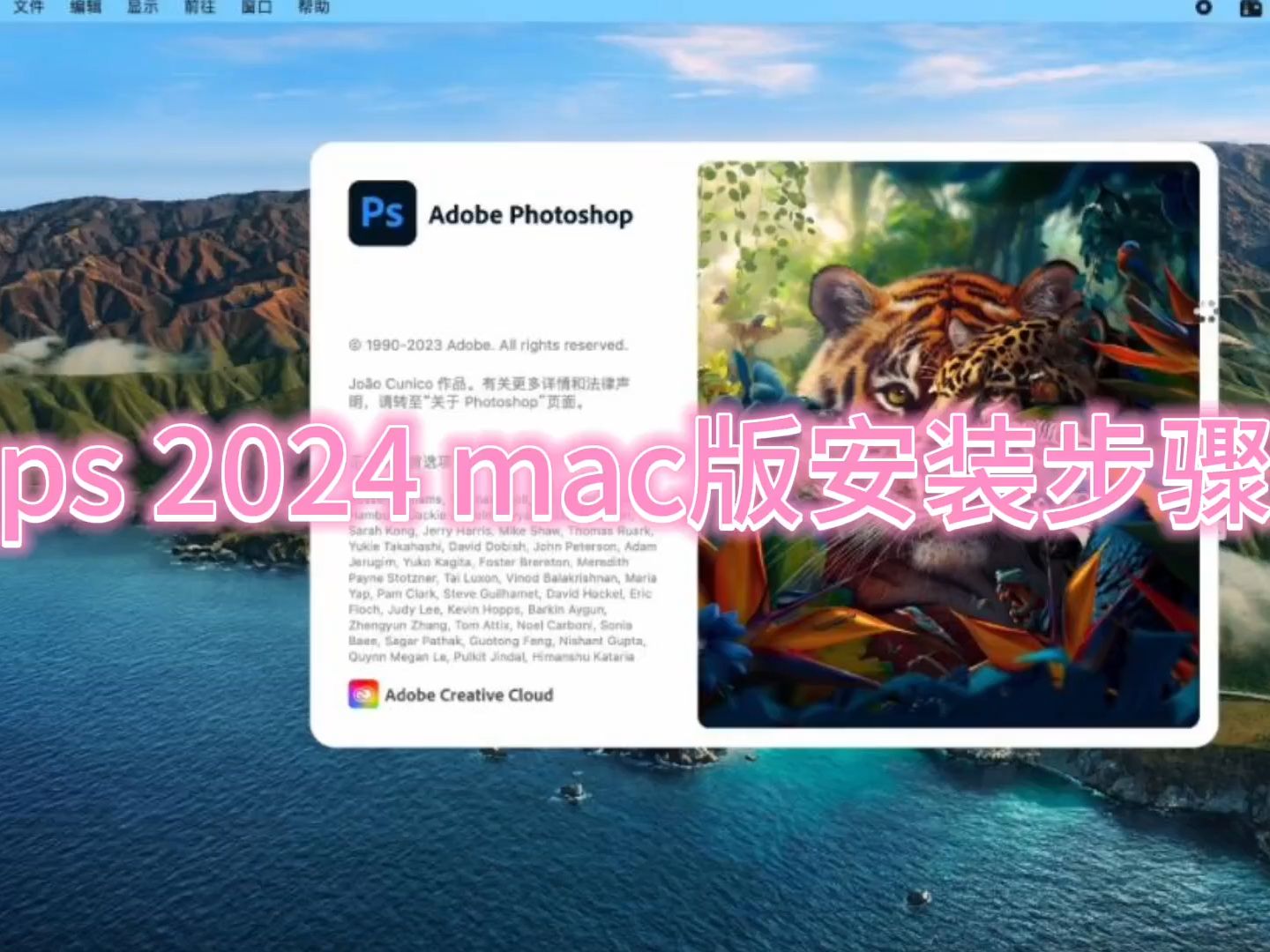 Photoshop(ps2024) mac版软件下载及安装教程哔哩哔哩bilibili