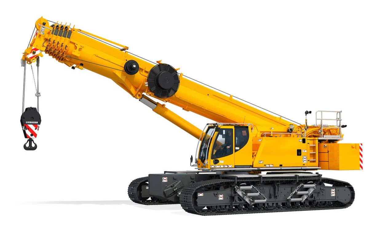 利勃海尔 liebherr ltr 1150 伸缩臂履带起重机 3d动画演示