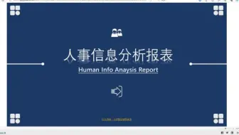 PowerBi数据可视化大赛优秀作品展示-人事信息分析报表