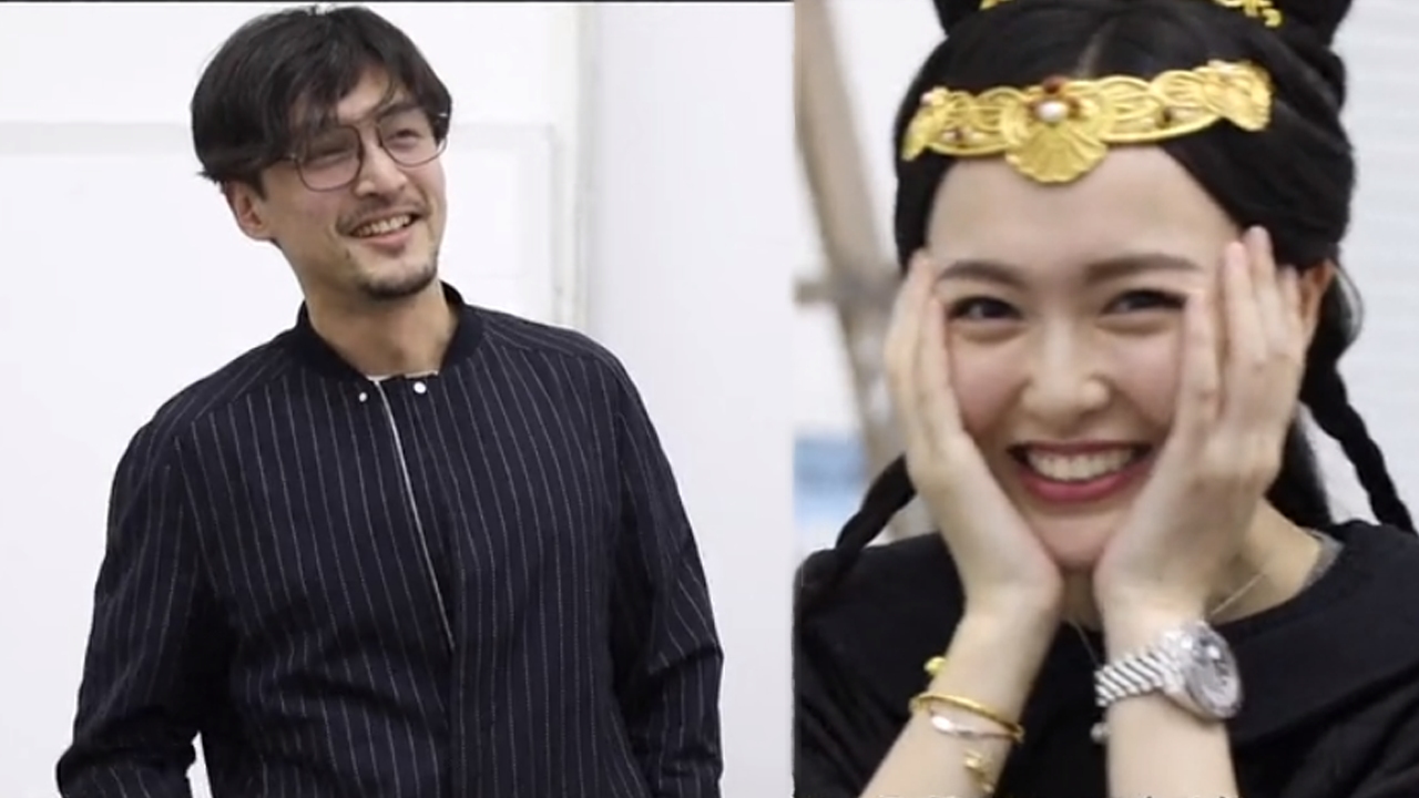 神仙友情!胡歌探班唐嫣超宠溺,唐嫣开心到飙起上海话化身小迷妹