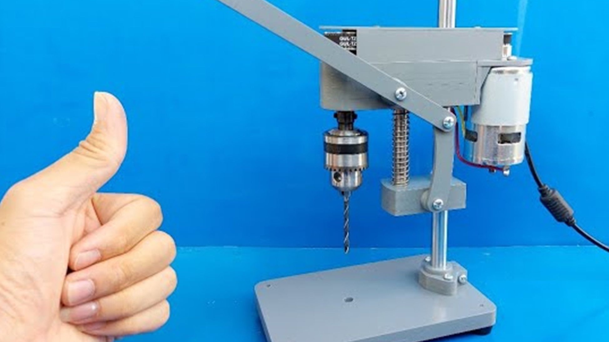 自制pvc迷你台钻