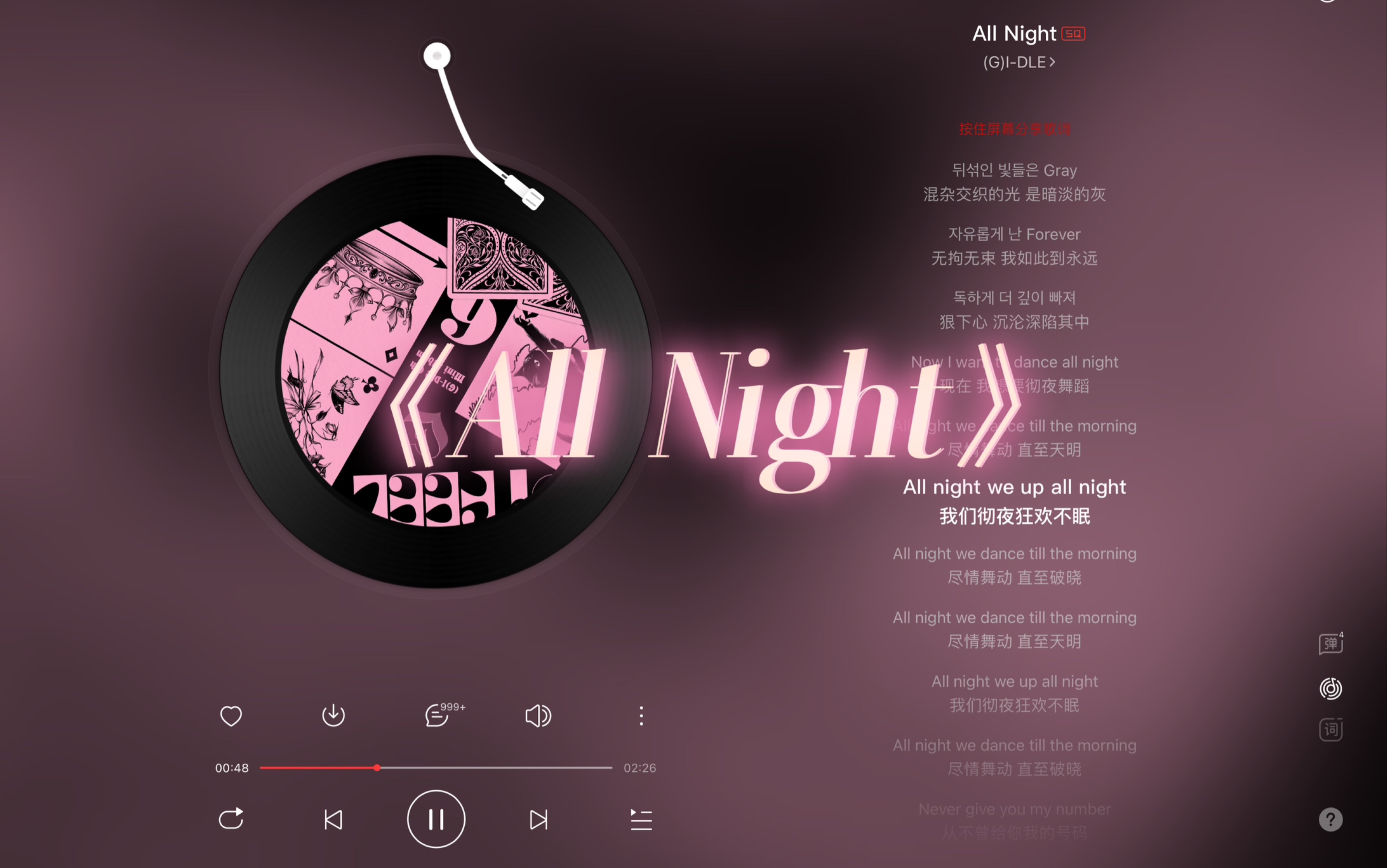 [图](G)I-DLE｜《All Night》